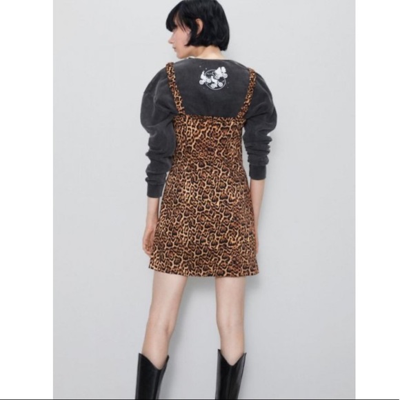 𝗡𝗪𝗧 𝗭𝗮𝗿𝗮 • Animal Print Dress - Picture 4 of 16